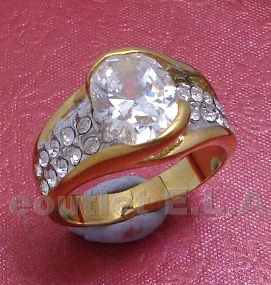 3.72CT SWIRL CZ ENGAGEMENT RING-4 sizes